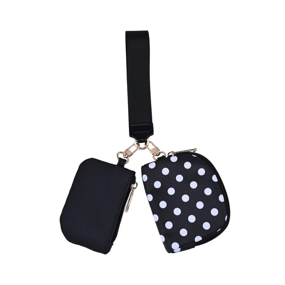 URBAN EXPRESSIONS NWT 2 Piece, Link & Carry, Polka Dot Wristlet